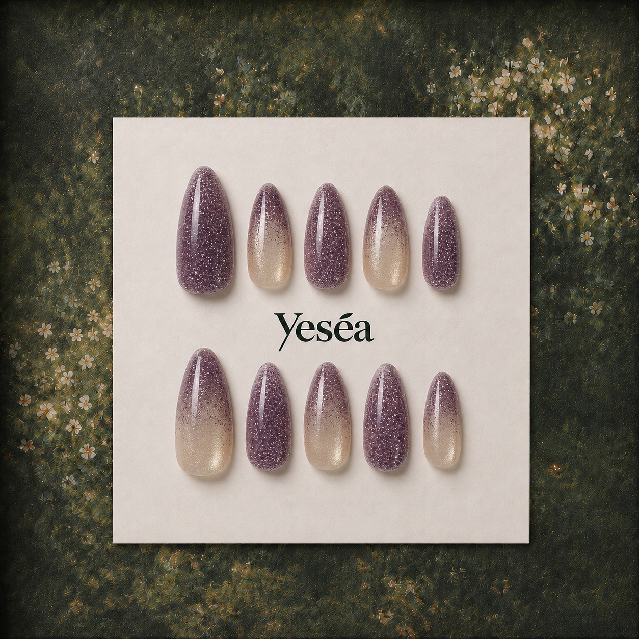 Velvet Amethyst Press-On Nail Set